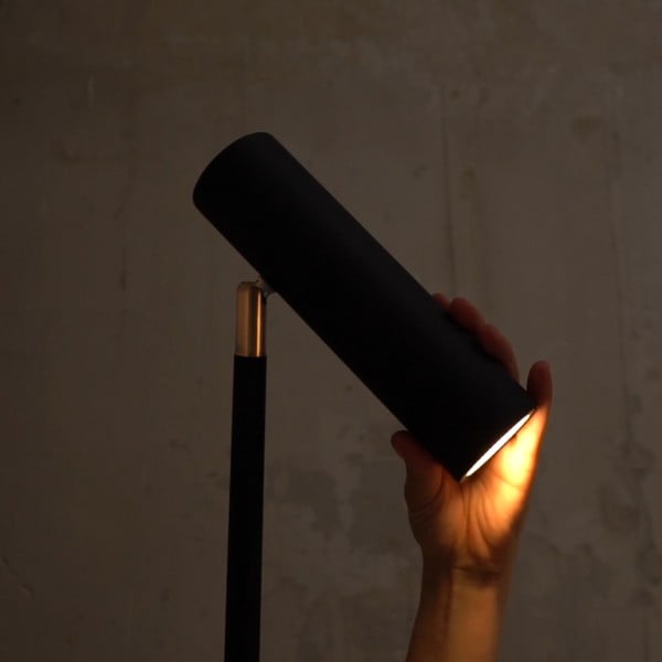 Must põrandalamp, kõrgus 150 cm Milan - SULION-image-2