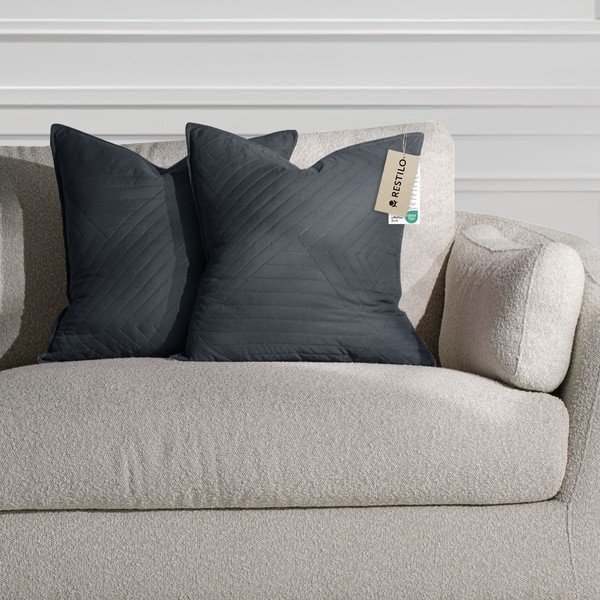 2 mikrokiust padjapüüri komplekt 45x45 cm Softa - Restilo-image-1