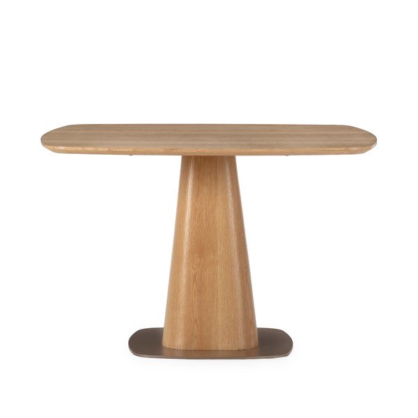 Söögilaud tammepuust dekooriga 120x120 cm Etel - MOME-image-3