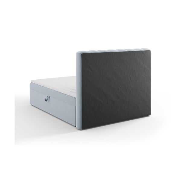 Helesinine vedruvoodi koos panipaigaga 160x200 cm Gina - Milo Casa-image-4