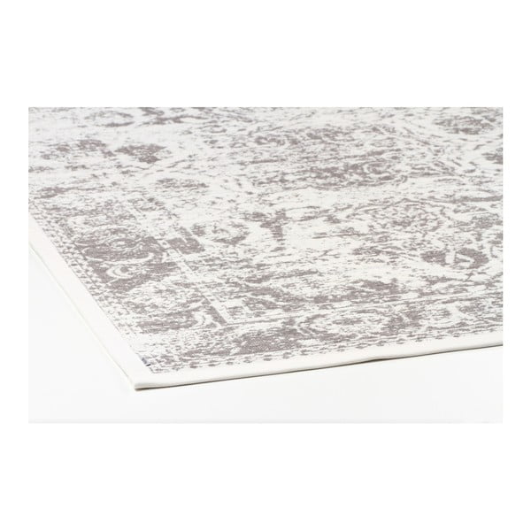 Valge kahepoolne mustriline vaip , 70 x 140 cm Palmse - Narma-image-2