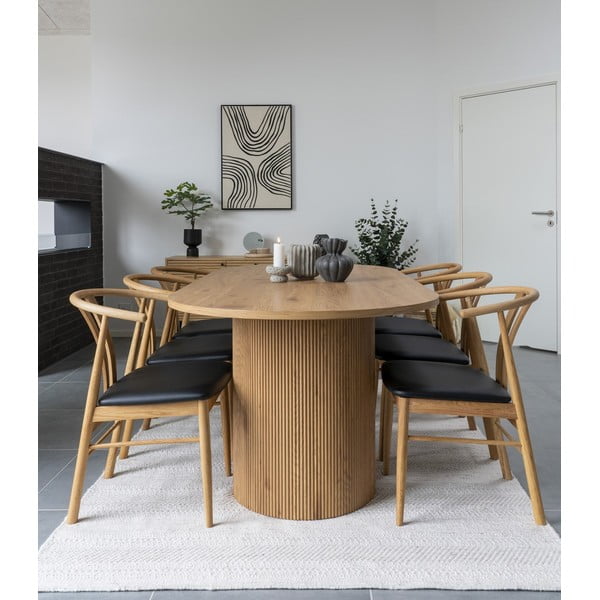 Paplispooniga söögilaud 100x210 cm Boavista - House Nordic-image-1