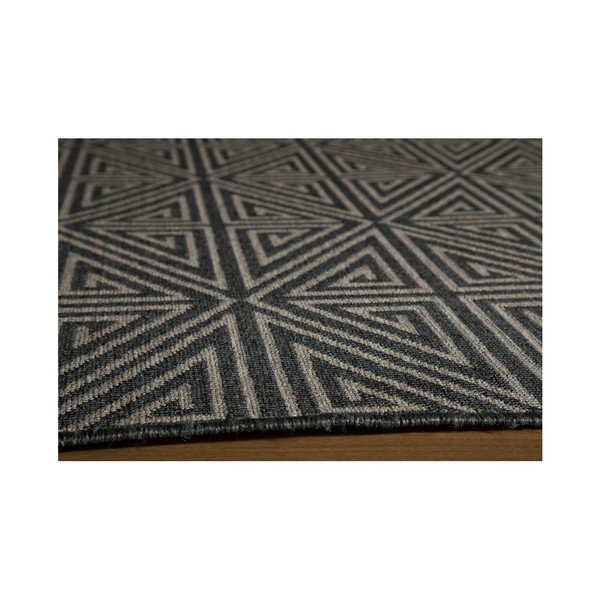 Černý koberec Nourison Baja Rallo, 229 x 160 cm-image-1