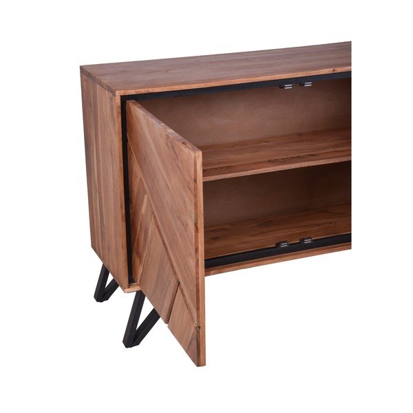 Akaatsia täispuidust kummut 150x76x40 cm Ambala - Interia Home & Living-image-4