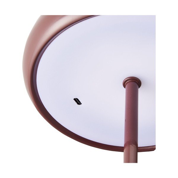 Burgundiapunane metallist laualamp (kõrgus 23 cm) Margate - House Nordic-image-2