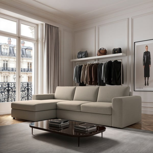 Beež nurgadiivan (vasak nurk) Baga - Rodier-image-1