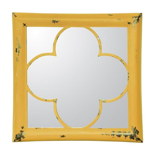 Nástěnné zrcadlo In Yellow, 40 cm