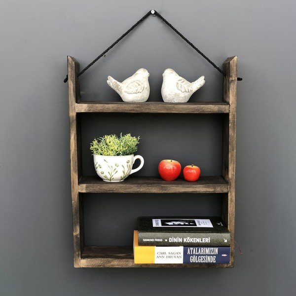 Puidust seinariiul House, 35 x 48 x 10 cm - Evila Originals-image-1