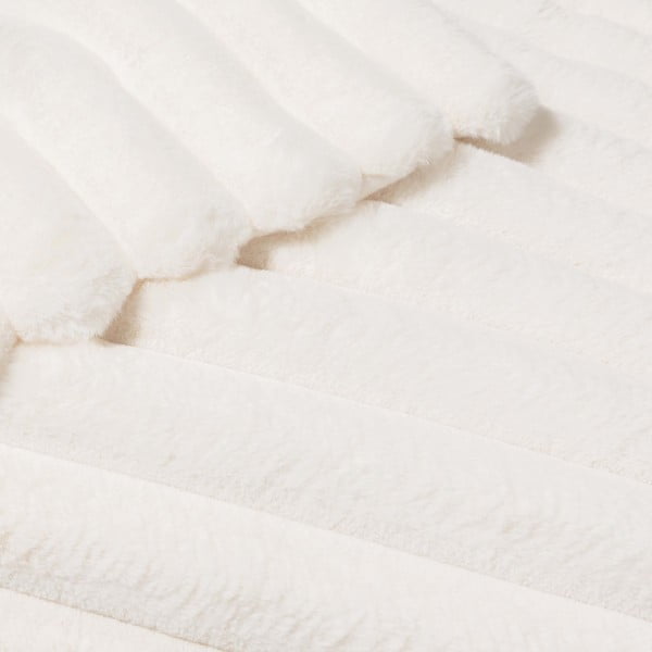 Kreem mikroplüüsist tekk 180x220 cm Boudoir - douceur d'intérieur-image-3