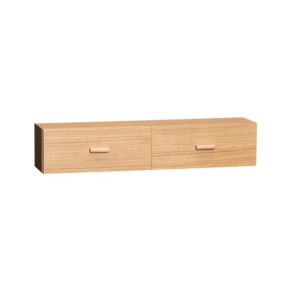 Naturaalsest tammest riiul 60 cm Shuno - Hübsch