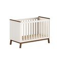 Beež männipuidust reguleeritava kõrgusega võrevoodi 60x120 cm Sezane - Vipack