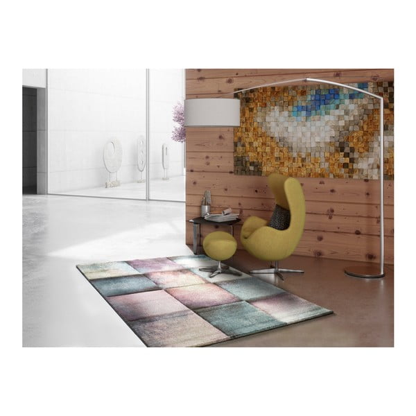 Vaip Pinky Squaro Multi, 80 x 150 cm - Universal-image-1