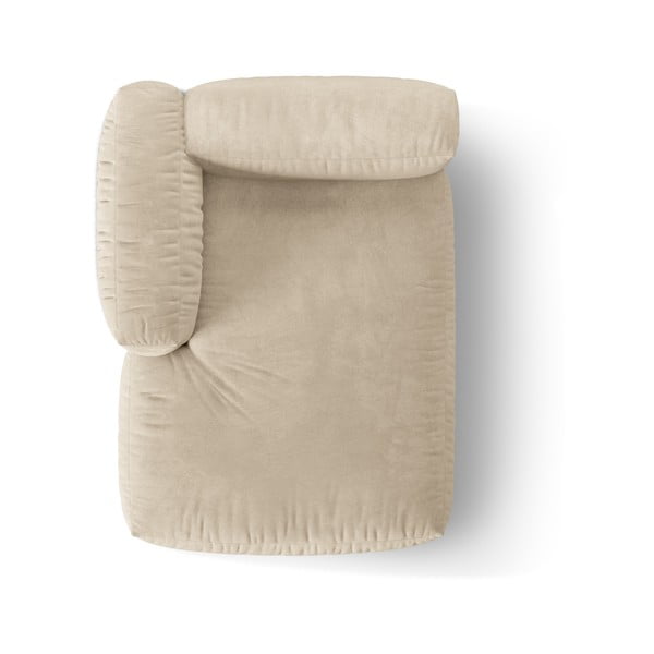 Beež-kreem bukleekangast diivanimoodul (vasak nurk) Martina - Micadoni Home-image-3