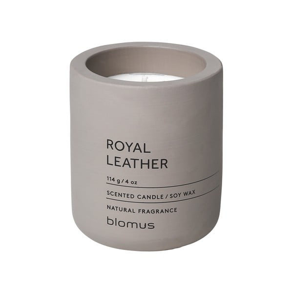 Lõhnastatud sojaküünal, põlemisaeg 24h Fraga: Royal Leather – Blomus