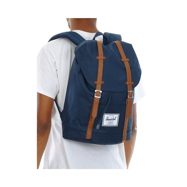 Tumesinine pruunide rihmadega seljakott , 19,5 l Retreat - Herschel-image-3