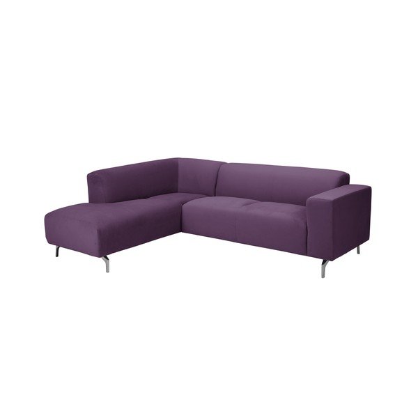 Fialová rohová pohovka Windsor & Co Sofas Orion, levý roh-image-1