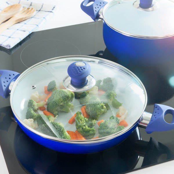 Modrá 5-dílná sada nádobí InnovaGoods Chef-image-1