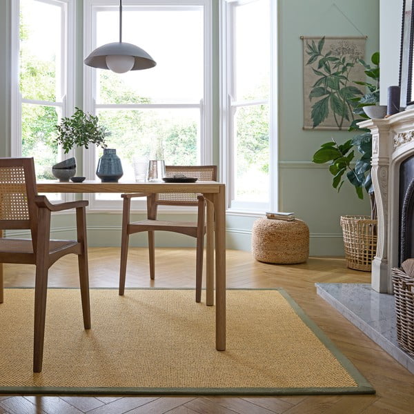 Roheline-helepruun sise- ja välisvaip 160x230 cm Sisal Look - Flair Rugs-image-2