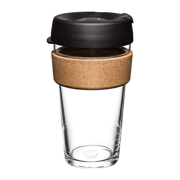 Must-pruun reisikruus 454 ml Black – KeepCup