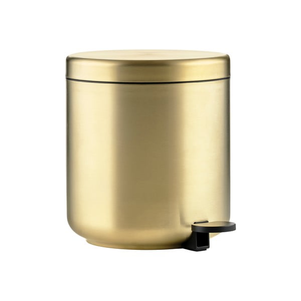 Messingivärvi roostevabast terasest prügikast 4 l Ume Brass - Zone