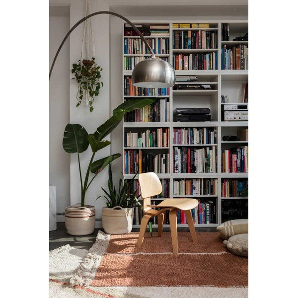 Beež-tellisevärvi puuvillane vaip 140x200 cm Duetto Toffee - Lorena Canals-image-1