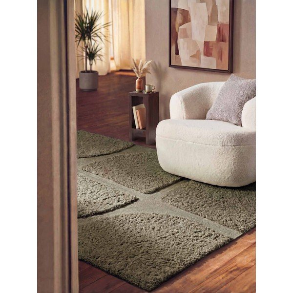 Khaki värvi käsitsi kootud vaip 120x180 cm Lambeth Jasper - Ted Baker-image-2