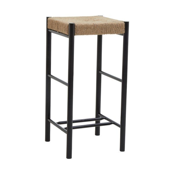 Must/naturaalsest pöögipuidust baaritool (istme kõrgus 72 cm) Bandar - Premier Housewares