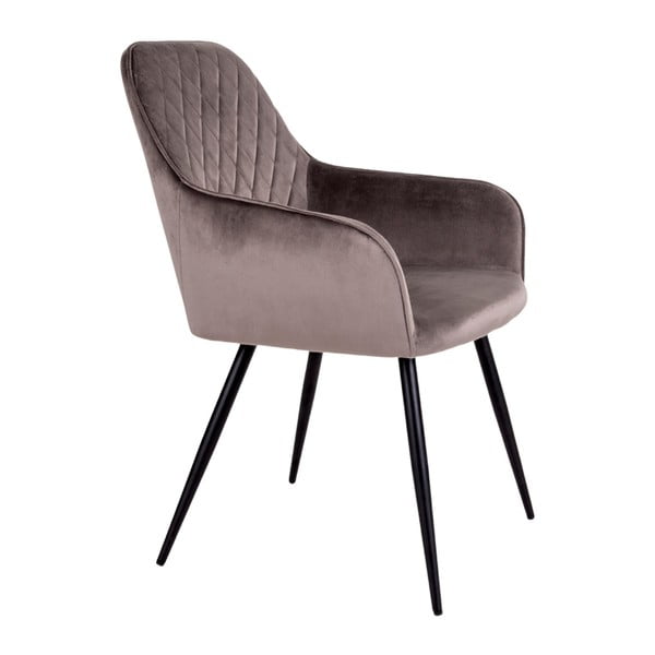 Helepruunid sametist söögitoolid 2tk komplektis Harbo – House Nordic-image-3