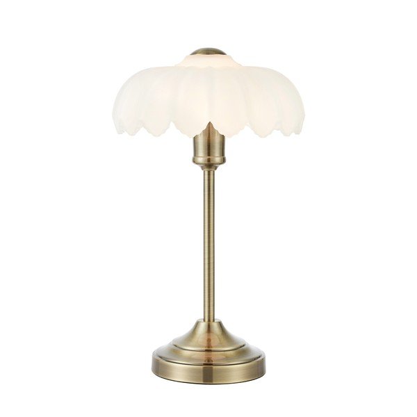 Kreemikas/messingvärvi laualamp (kõrgus 43 cm) Kurage - Markslöjd