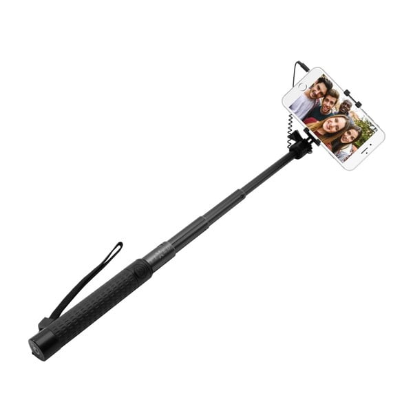 Teleskopický selfie stick FIXED, černý