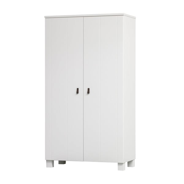 Valge männi riidekapp 111x202 cm Sidemed - WOOOD-image-1