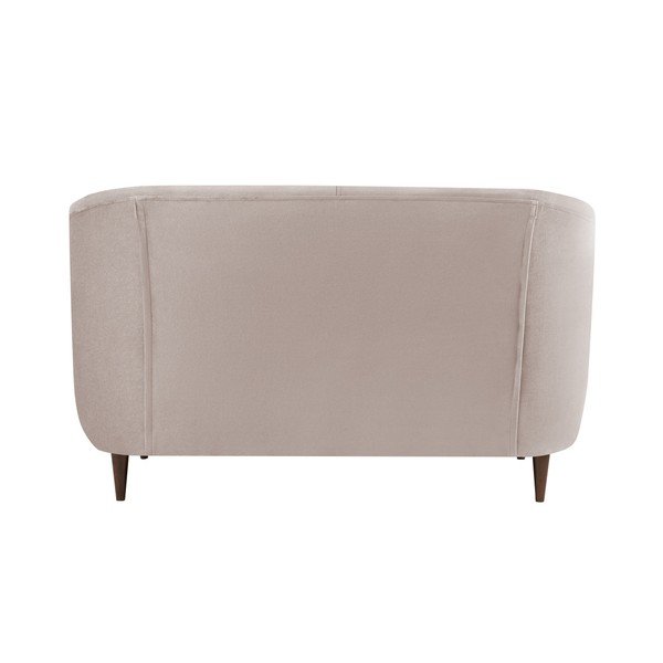 Béžová sametová pohovka Kooko Home Glam, 125 cm-image-2
