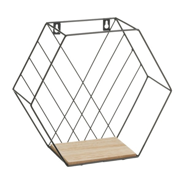 Must-puiduvärvi riiulid 3tk komplektis 31 cm - Casa Selección-image-4