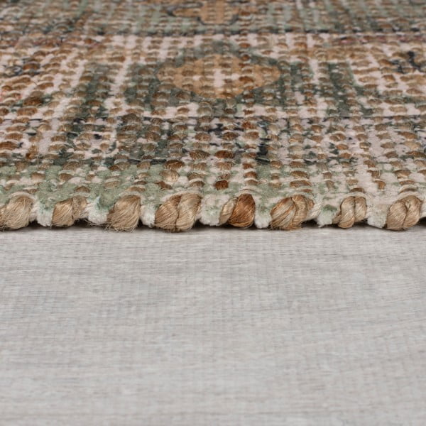 Khaki värvi käsitsi kootud džuudist vaip 120x170 cm Selena Jute Traditional - Flair Rugs-image-4