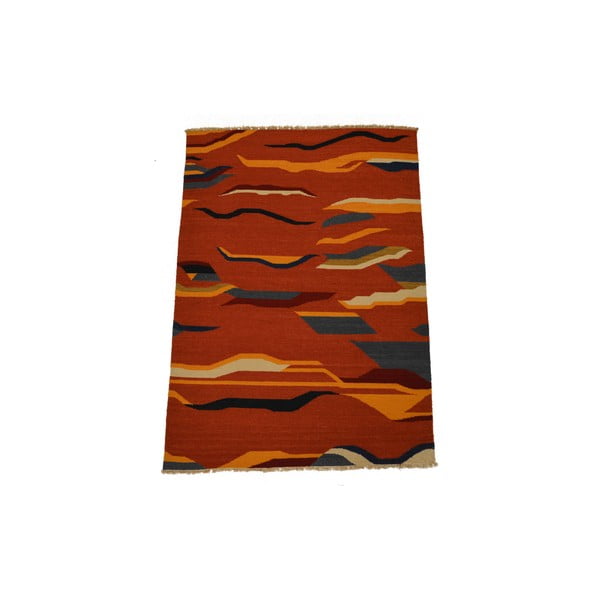 Ručně tkaný koberec Kilim Mrinal, 140x200cm