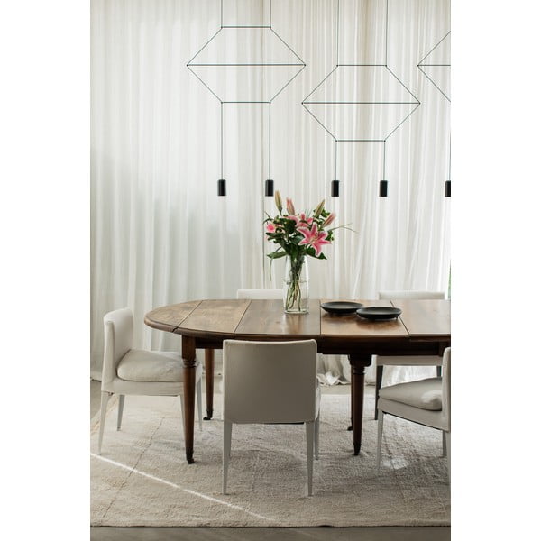 Kreem pestav käsitsi kootud puuvillane vaip 200x300 cm Bloom Natural - Lorena Canals-image-1