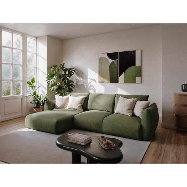 Roheline diivanvoodi 230 cm Leila - Makamii-image-1