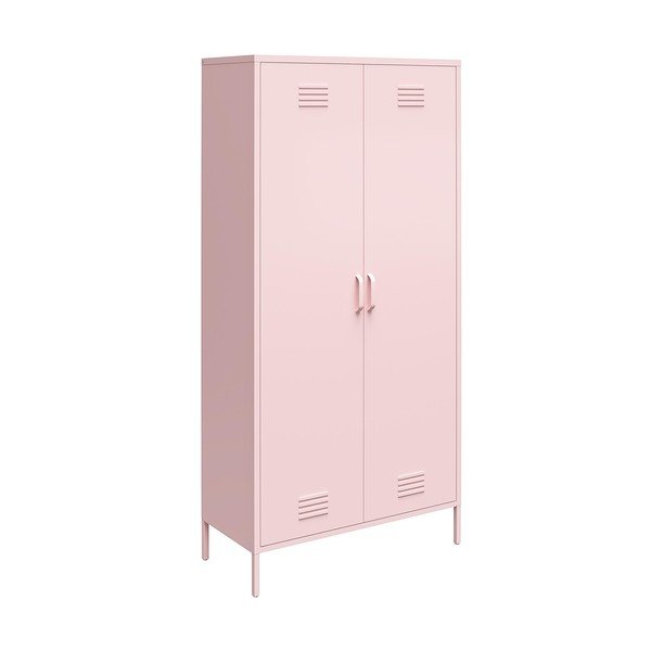 Roosa metallist riidekapp 90x185 cm Cache - Novogratz-image-2