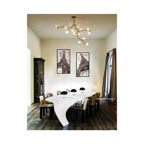 Ručně malovaný obraz Vivorum Eiffel, 52 x 102 cm-image-4