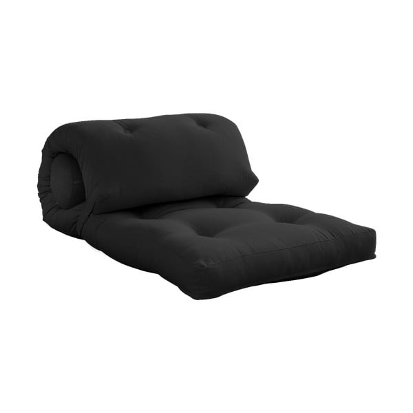 Must-antratsiitne futon madrats 70x200 cm Wrap Dark Grey – Karup Design-image-3