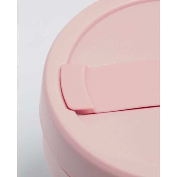 Roosa kokkupandav reisikruus Carnation, 355 ml Pocket Cup - Stojo-image-4