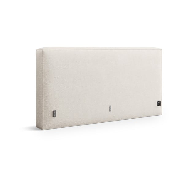 Kreemikas polsterdatud voodi peats 249x100 cm Olivia – Micadoni