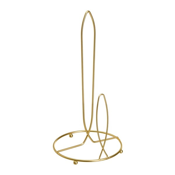 Kuldne metallist majapidamispaberi hoidja ø 16 cm - Casa Selección