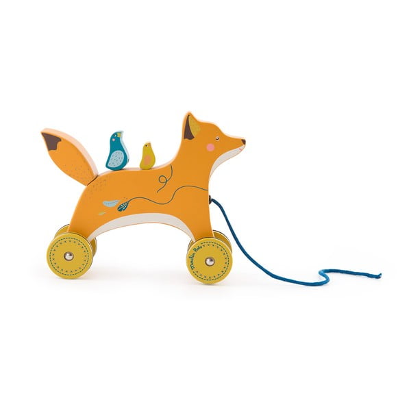 Nööriga mänguasi Fox - Moulin Roty-image-3