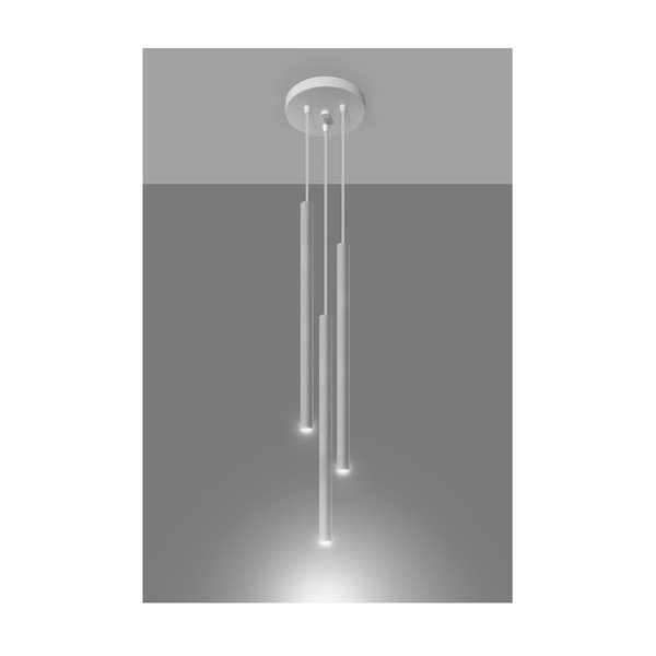 Valge rippvalgusti ø 20 cm Fideus – Sollux-image-1