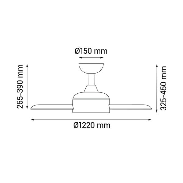 Must LED-laevalgusti ø 15 cm Zarautz - SULION-image-3