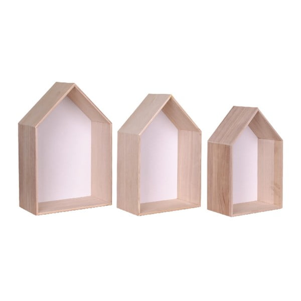 3 puidust riiulite komplekt Verona - House Nordic-image-1