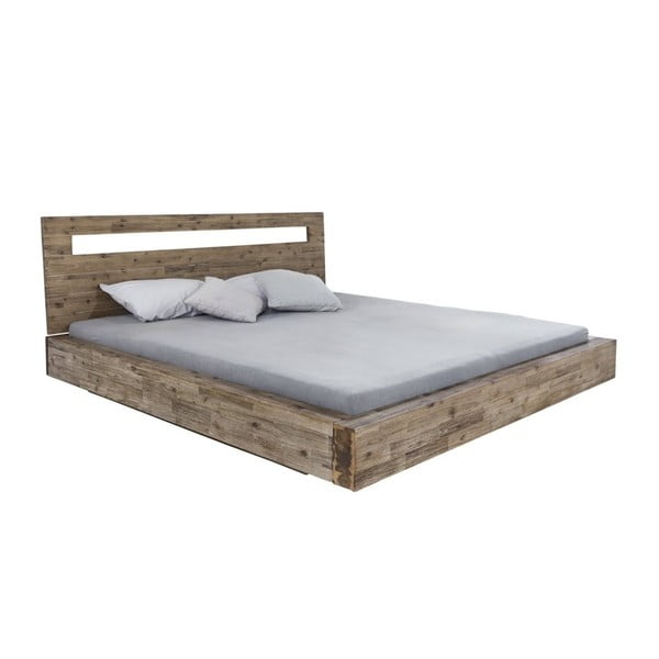 Dvoulůžková postel  z akáciového dřeva Woodking Marlon, 180 x 200 cm