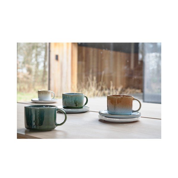 Kreemid kivikeraamikast espressotassid 2tk 80 ml Styles - Villa Collection-image-2