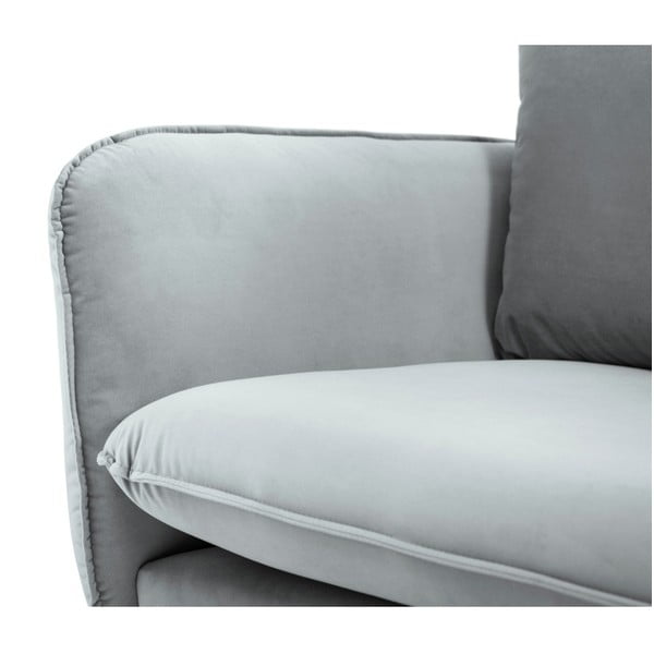 Helehall sametne diivan , 200 cm Vienna - Cosmopolitan Design-image-4